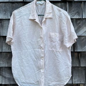 Jasmi silk blush shirt size petit
